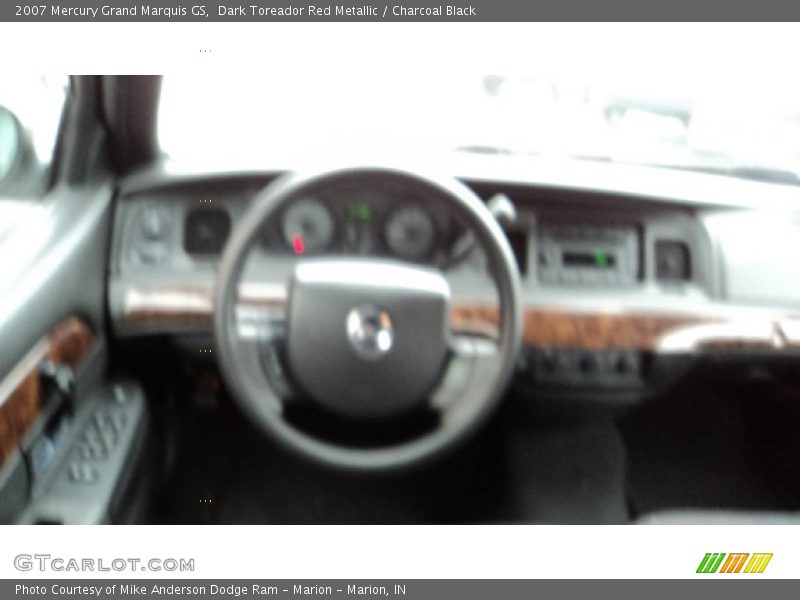 Dark Toreador Red Metallic / Charcoal Black 2007 Mercury Grand Marquis GS