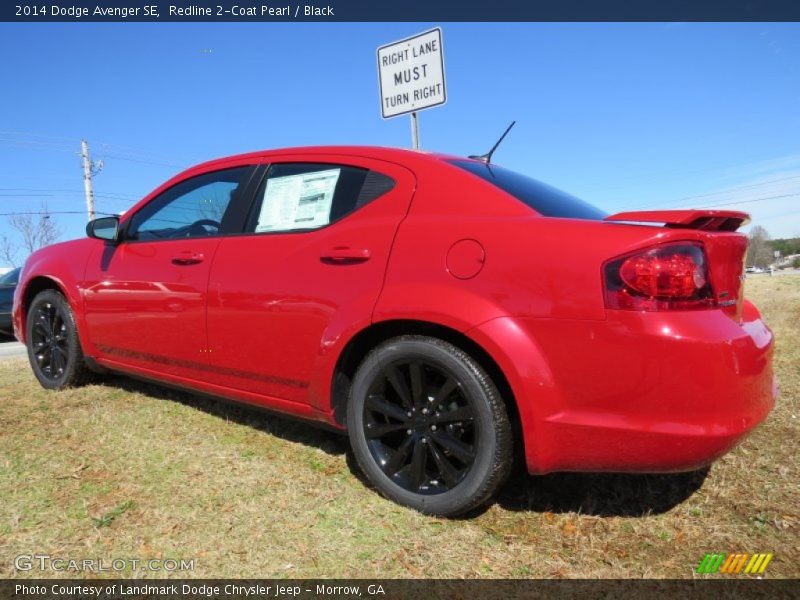 Redline 2-Coat Pearl / Black 2014 Dodge Avenger SE