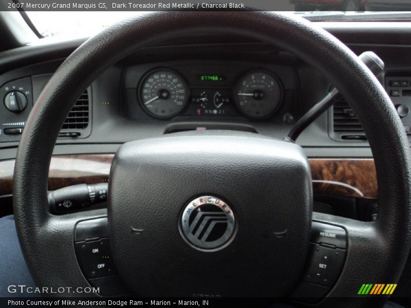 Dark Toreador Red Metallic / Charcoal Black 2007 Mercury Grand Marquis GS