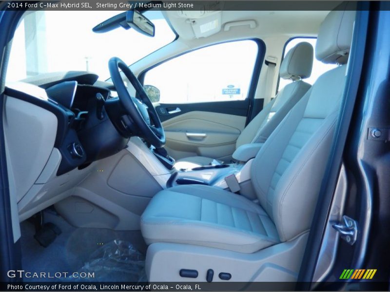  2014 C-Max Hybrid SEL Medium Light Stone Interior