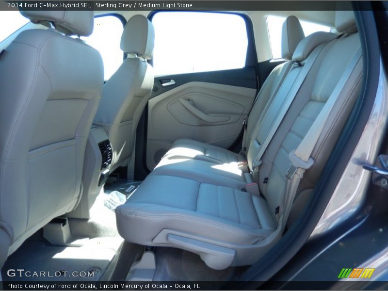 Rear Seat of 2014 C-Max Hybrid SEL
