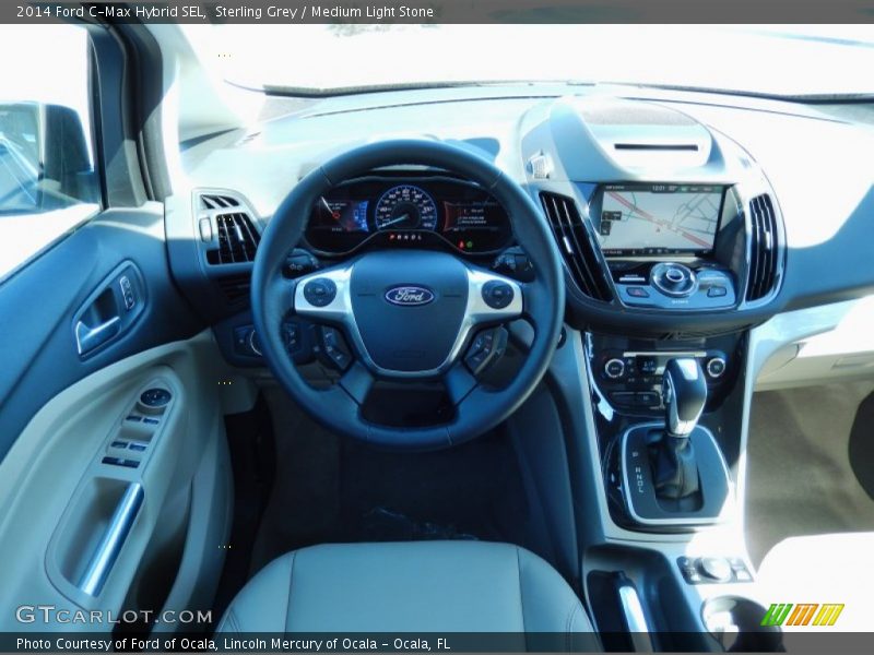 Dashboard of 2014 C-Max Hybrid SEL
