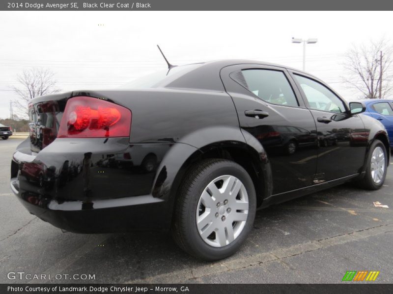 Black Clear Coat / Black 2014 Dodge Avenger SE