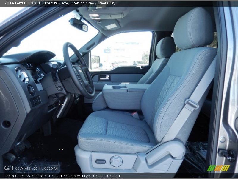 Front Seat of 2014 F150 XLT SuperCrew 4x4