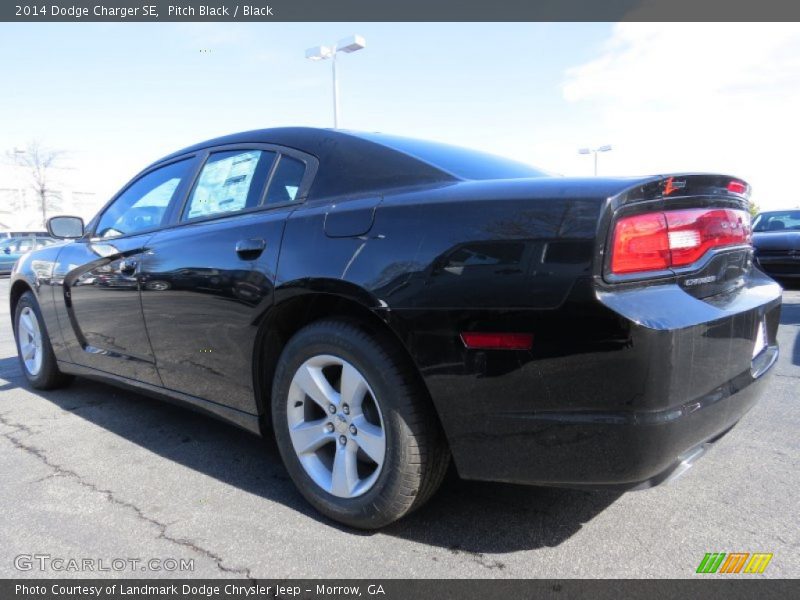 Pitch Black / Black 2014 Dodge Charger SE