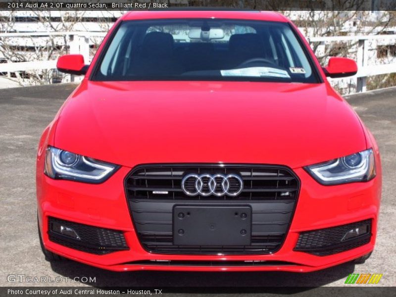 Brilliant Red / Black 2014 Audi A4 2.0T quattro Sedan