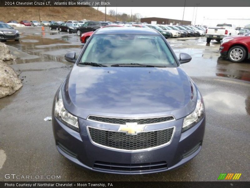 Atlantis Blue Metallic / Jet Black 2014 Chevrolet Cruze LT