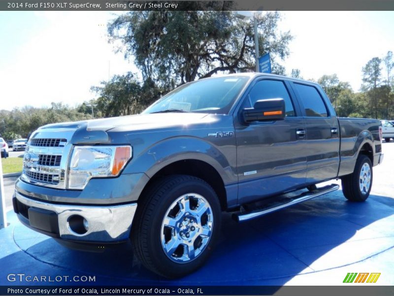 Sterling Grey / Steel Grey 2014 Ford F150 XLT SuperCrew