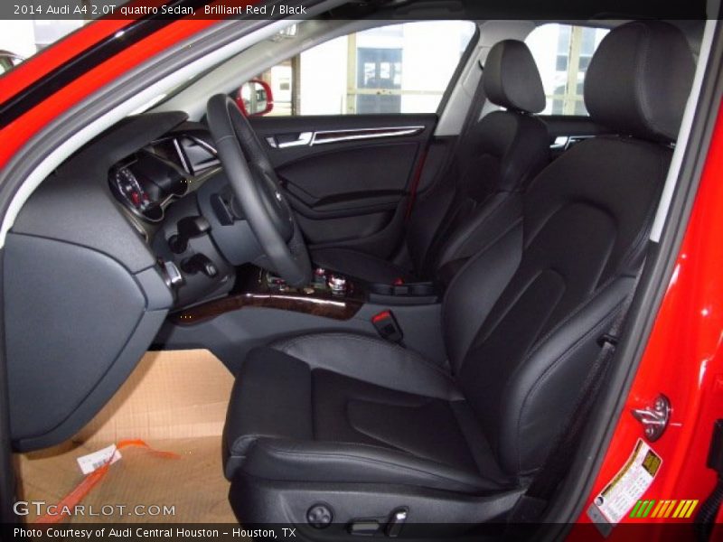 Brilliant Red / Black 2014 Audi A4 2.0T quattro Sedan
