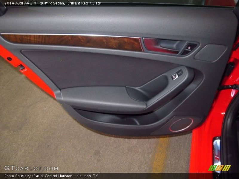 Brilliant Red / Black 2014 Audi A4 2.0T quattro Sedan