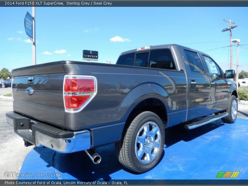 Sterling Grey / Steel Grey 2014 Ford F150 XLT SuperCrew