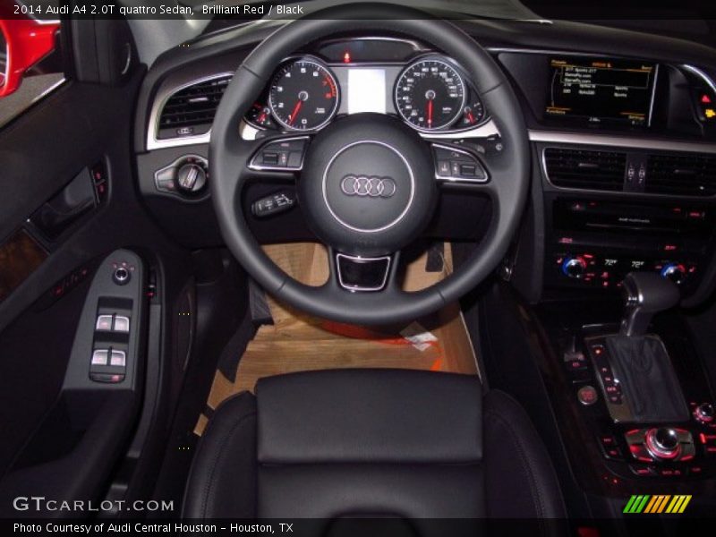 Brilliant Red / Black 2014 Audi A4 2.0T quattro Sedan