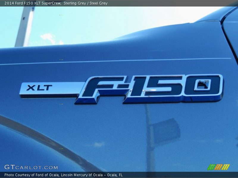 Sterling Grey / Steel Grey 2014 Ford F150 XLT SuperCrew