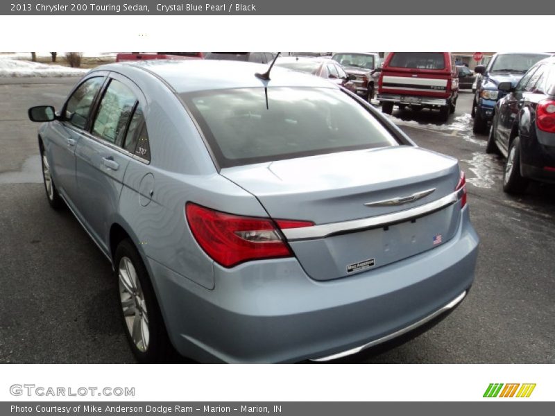 Crystal Blue Pearl / Black 2013 Chrysler 200 Touring Sedan