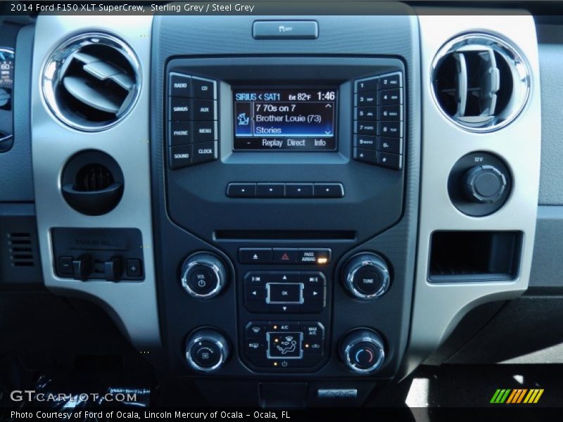 Sterling Grey / Steel Grey 2014 Ford F150 XLT SuperCrew