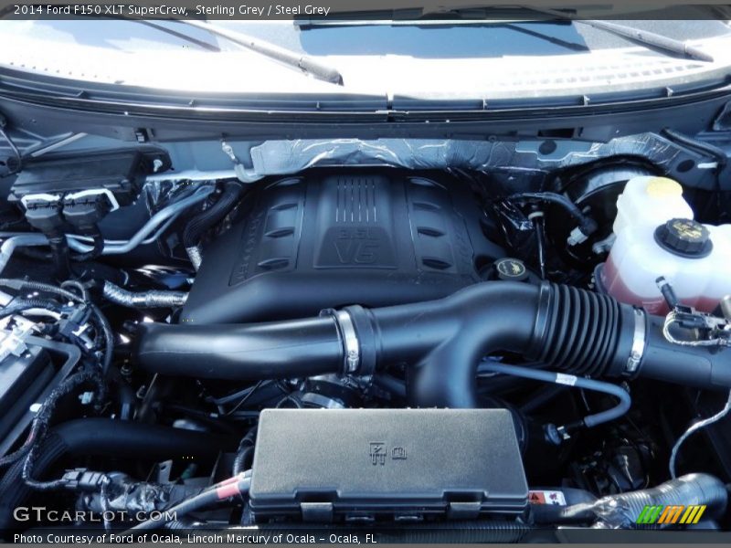 Sterling Grey / Steel Grey 2014 Ford F150 XLT SuperCrew