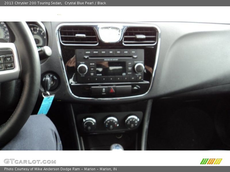 Crystal Blue Pearl / Black 2013 Chrysler 200 Touring Sedan