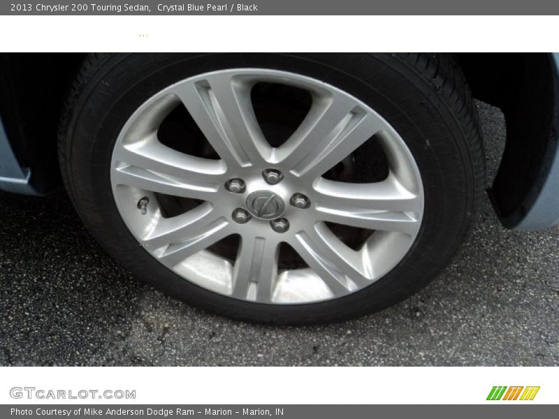 Crystal Blue Pearl / Black 2013 Chrysler 200 Touring Sedan