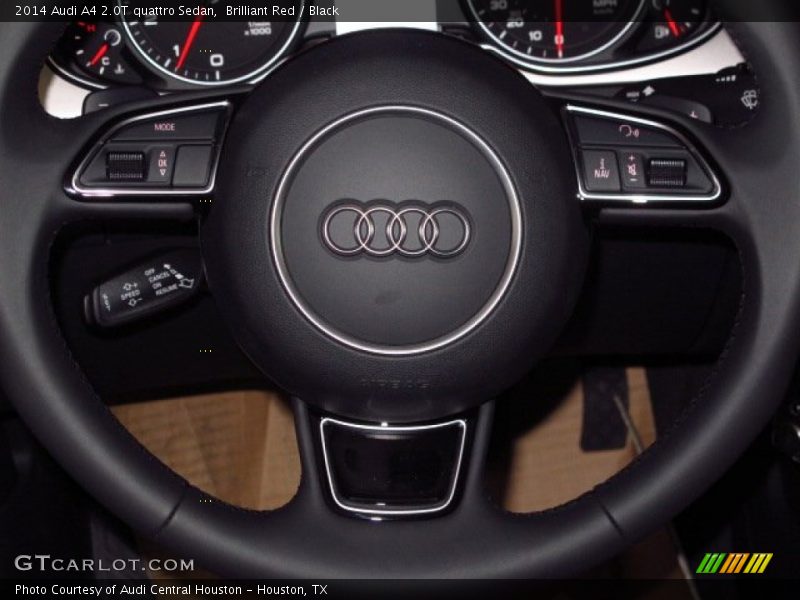 Brilliant Red / Black 2014 Audi A4 2.0T quattro Sedan