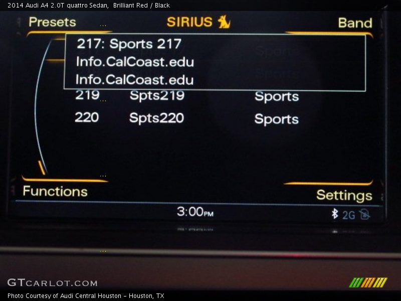 Brilliant Red / Black 2014 Audi A4 2.0T quattro Sedan