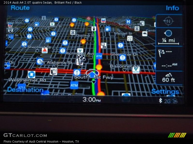 Brilliant Red / Black 2014 Audi A4 2.0T quattro Sedan