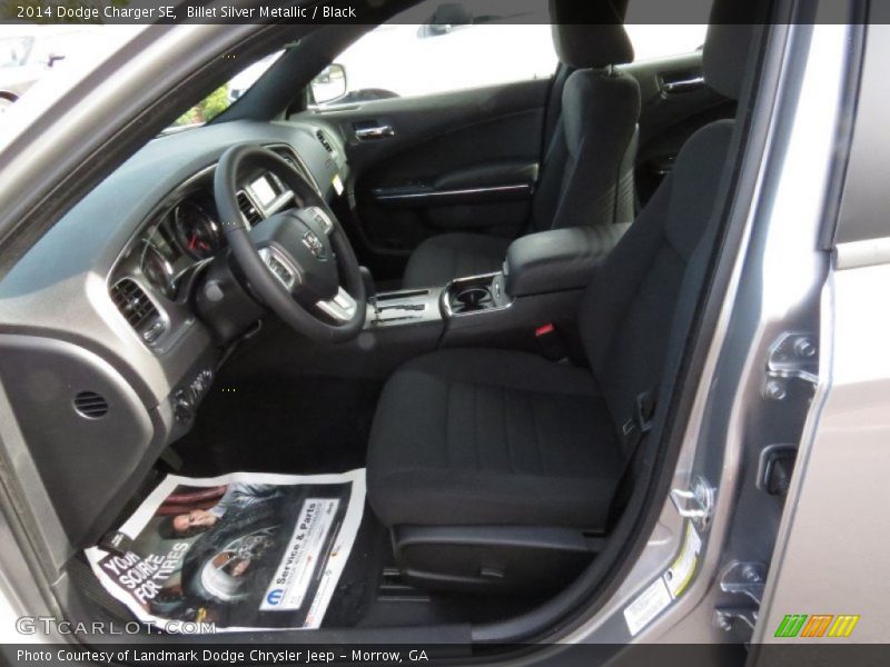 Billet Silver Metallic / Black 2014 Dodge Charger SE