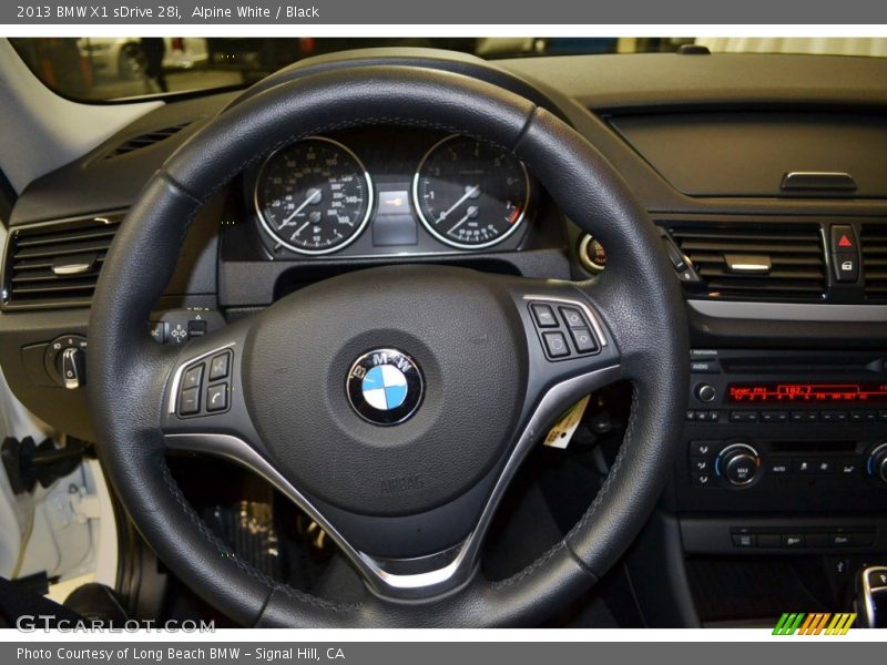Alpine White / Black 2013 BMW X1 sDrive 28i