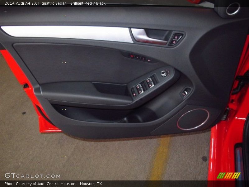 Brilliant Red / Black 2014 Audi A4 2.0T quattro Sedan