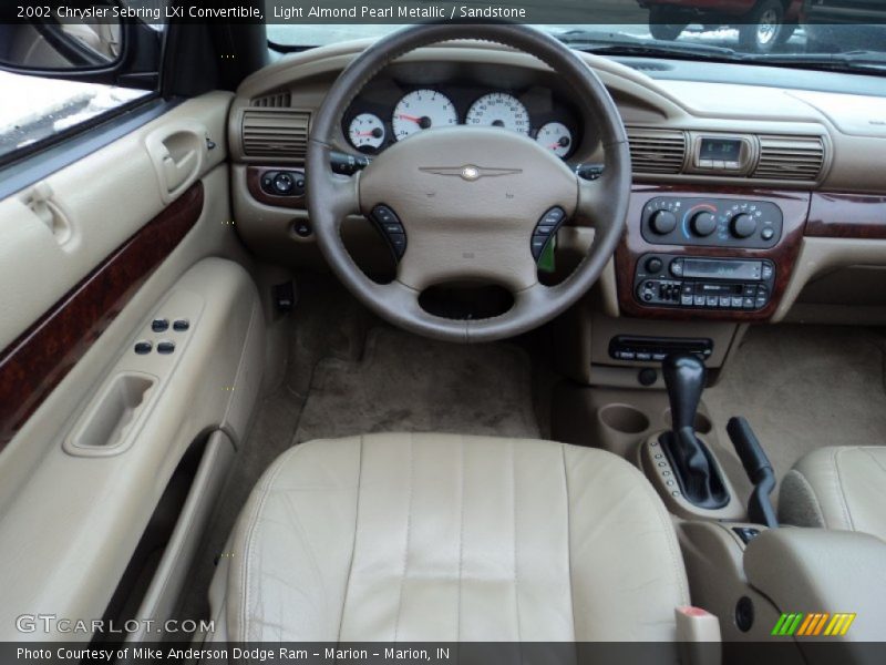 Dashboard of 2002 Sebring LXi Convertible