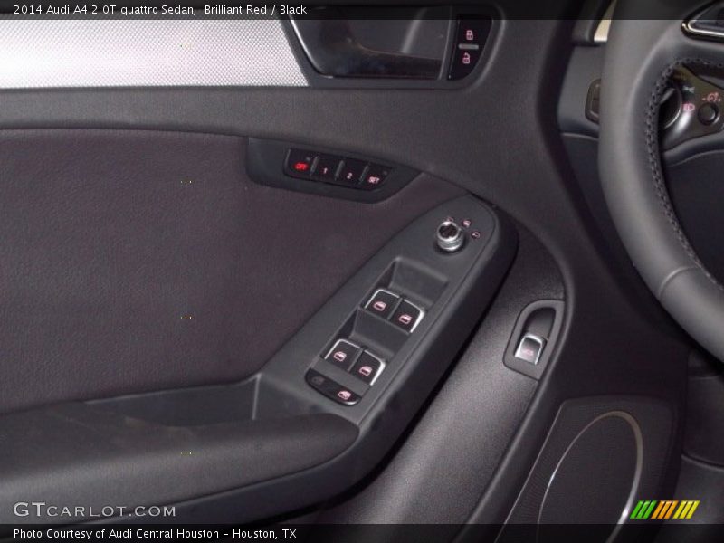 Brilliant Red / Black 2014 Audi A4 2.0T quattro Sedan