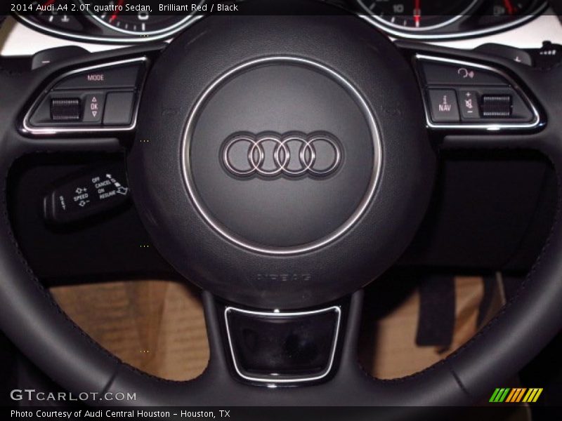 Brilliant Red / Black 2014 Audi A4 2.0T quattro Sedan