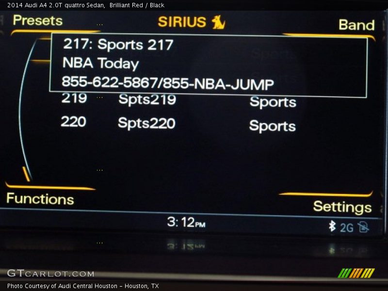 Brilliant Red / Black 2014 Audi A4 2.0T quattro Sedan