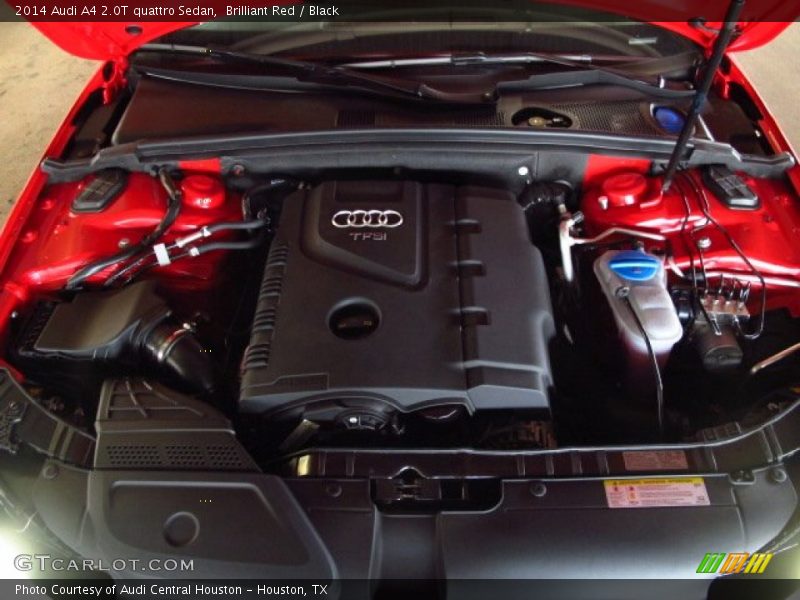 Brilliant Red / Black 2014 Audi A4 2.0T quattro Sedan