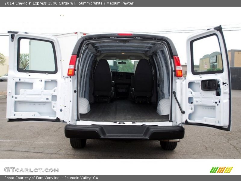 Summit White / Medium Pewter 2014 Chevrolet Express 1500 Cargo WT