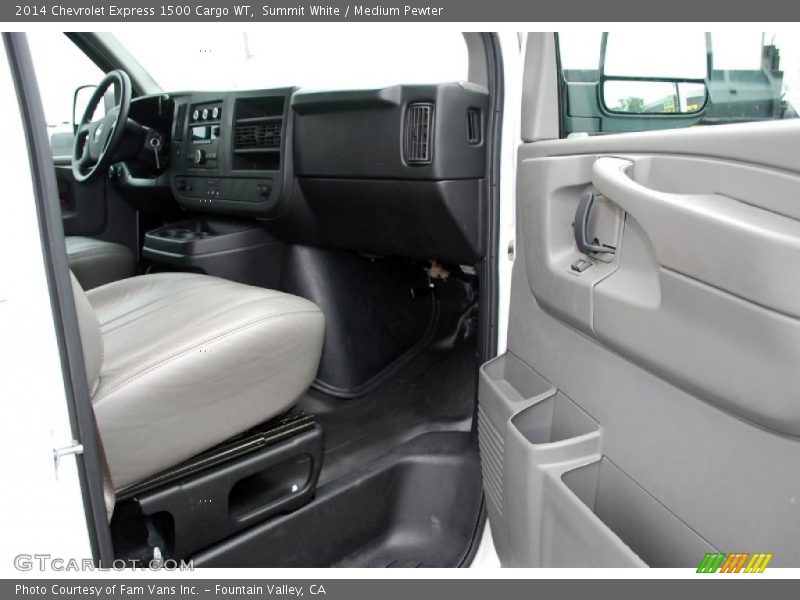 Summit White / Medium Pewter 2014 Chevrolet Express 1500 Cargo WT
