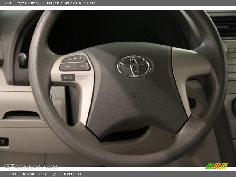 Magnetic Gray Metallic / Ash 2011 Toyota Camry LE
