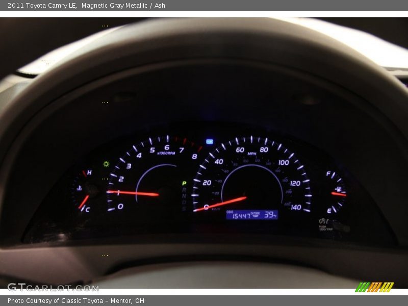 Magnetic Gray Metallic / Ash 2011 Toyota Camry LE