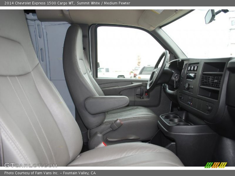 Summit White / Medium Pewter 2014 Chevrolet Express 1500 Cargo WT