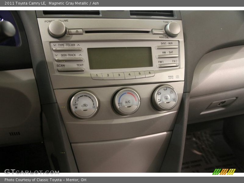 Magnetic Gray Metallic / Ash 2011 Toyota Camry LE