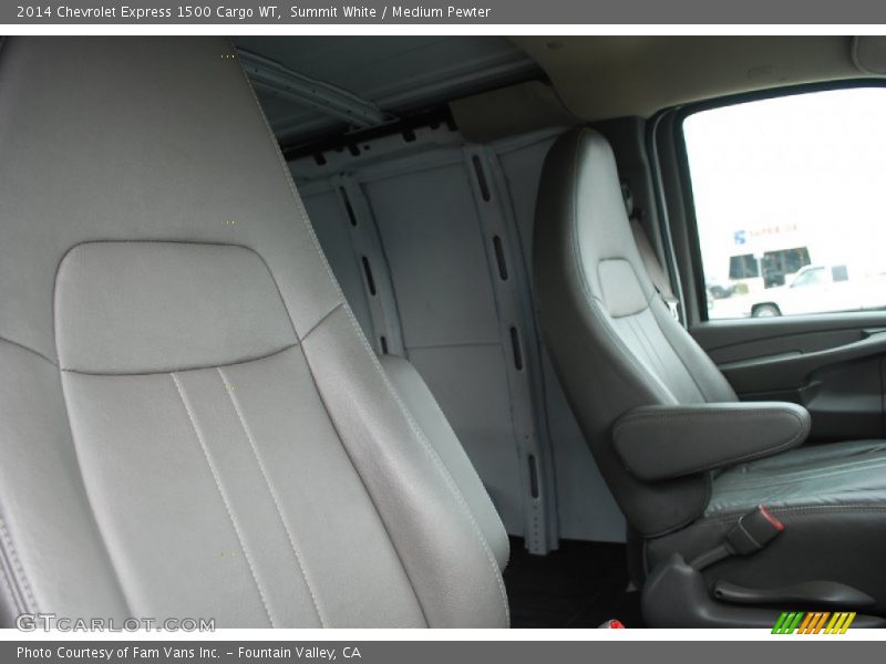 Summit White / Medium Pewter 2014 Chevrolet Express 1500 Cargo WT