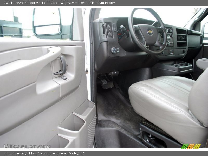 Summit White / Medium Pewter 2014 Chevrolet Express 1500 Cargo WT