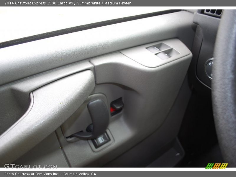 Summit White / Medium Pewter 2014 Chevrolet Express 1500 Cargo WT