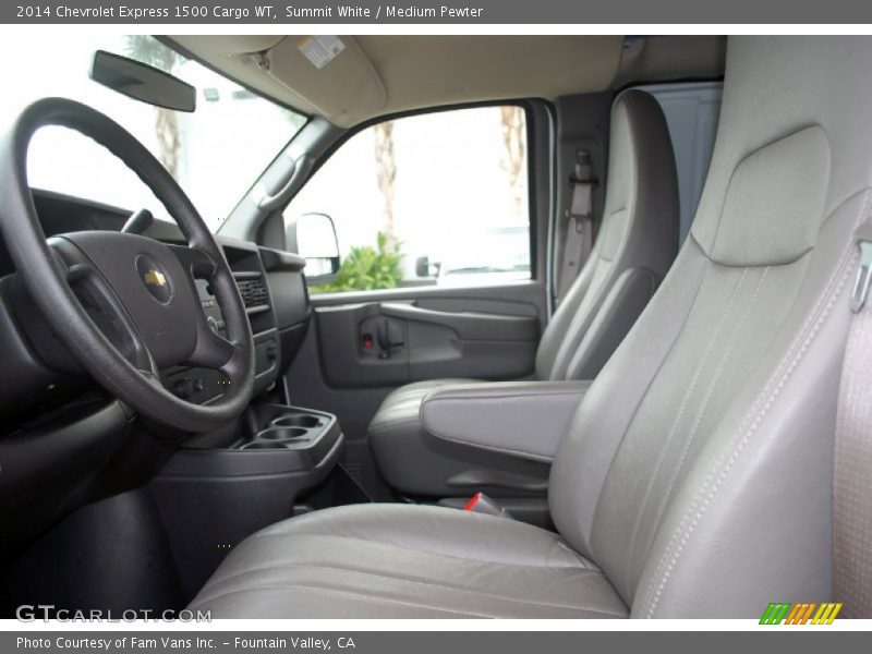 Summit White / Medium Pewter 2014 Chevrolet Express 1500 Cargo WT