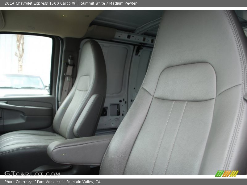 Summit White / Medium Pewter 2014 Chevrolet Express 1500 Cargo WT