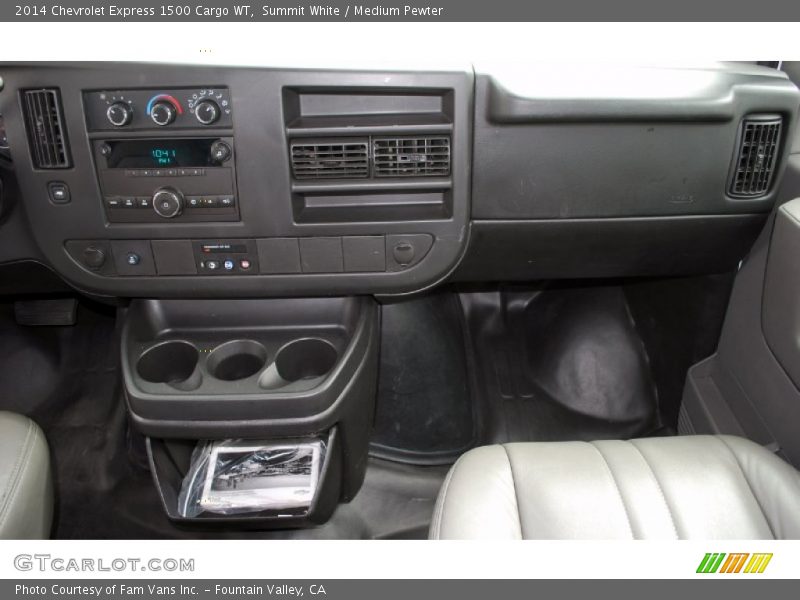 Summit White / Medium Pewter 2014 Chevrolet Express 1500 Cargo WT