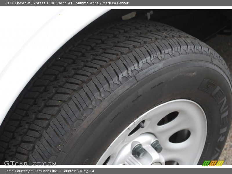 Summit White / Medium Pewter 2014 Chevrolet Express 1500 Cargo WT