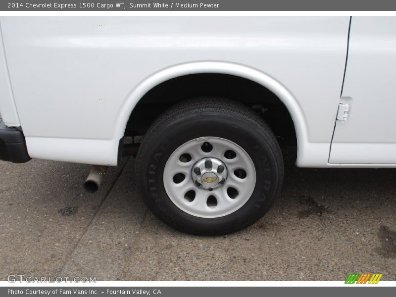 Summit White / Medium Pewter 2014 Chevrolet Express 1500 Cargo WT