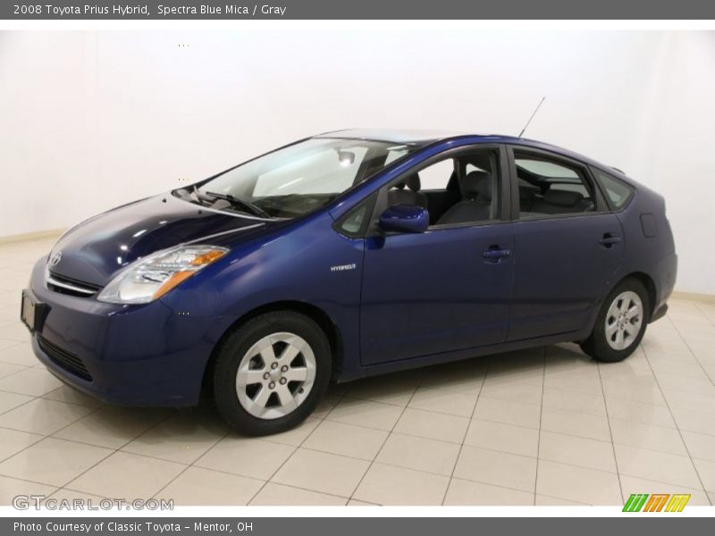 Spectra Blue Mica / Gray 2008 Toyota Prius Hybrid