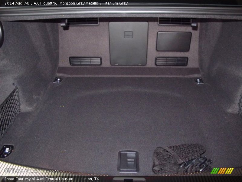 Monsoon Gray Metallic / Titanium Gray 2014 Audi A8 L 4.0T quattro