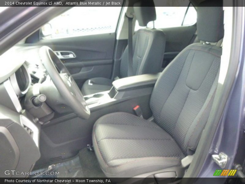 Atlantis Blue Metallic / Jet Black 2014 Chevrolet Equinox LS AWD